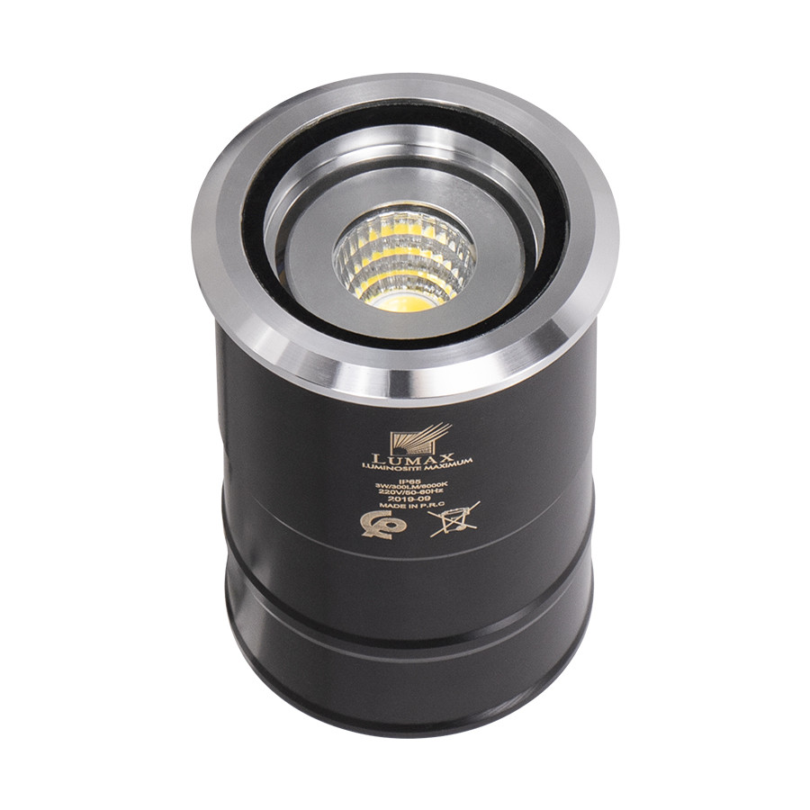 SPOT AU SOL LED ROND ORIENTABLE IP65 COB