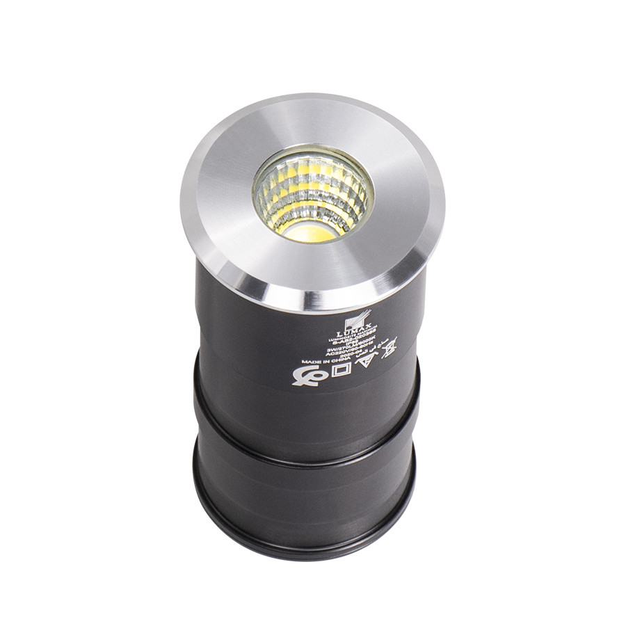 SPOT AU SOL LED ROND FIXE COB IP65 3W 6000K