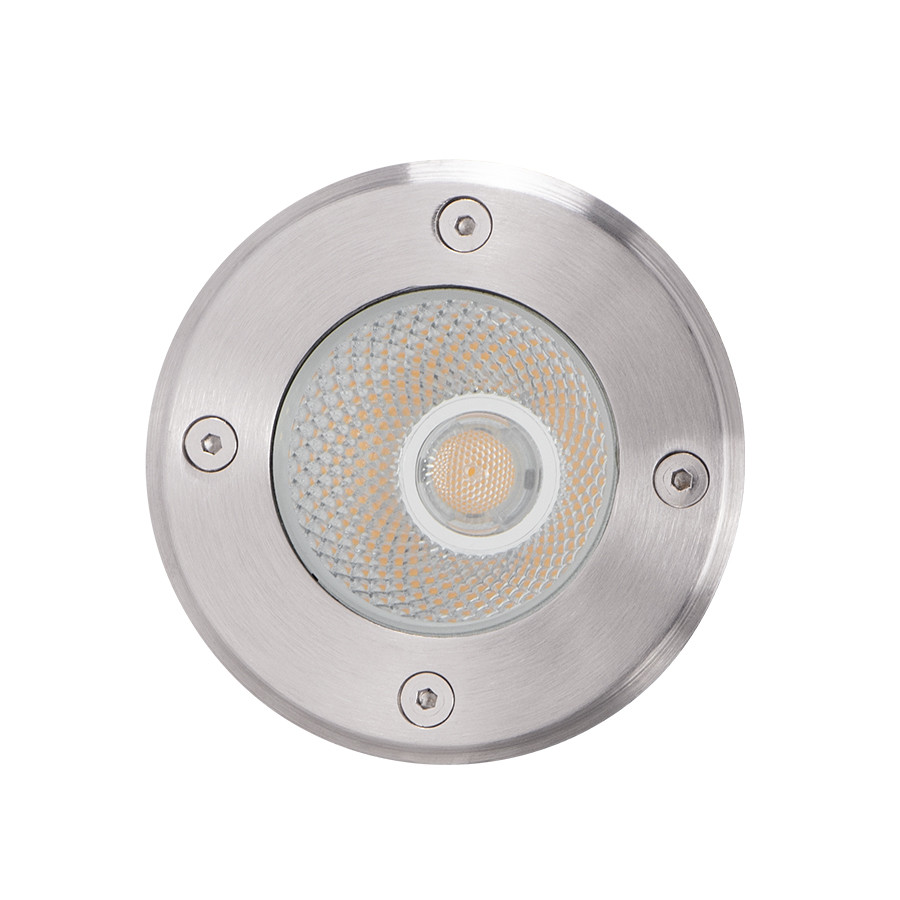 SPOT AU SOL LED A ENCASTRE ROND FIXE IP65 COB 220V