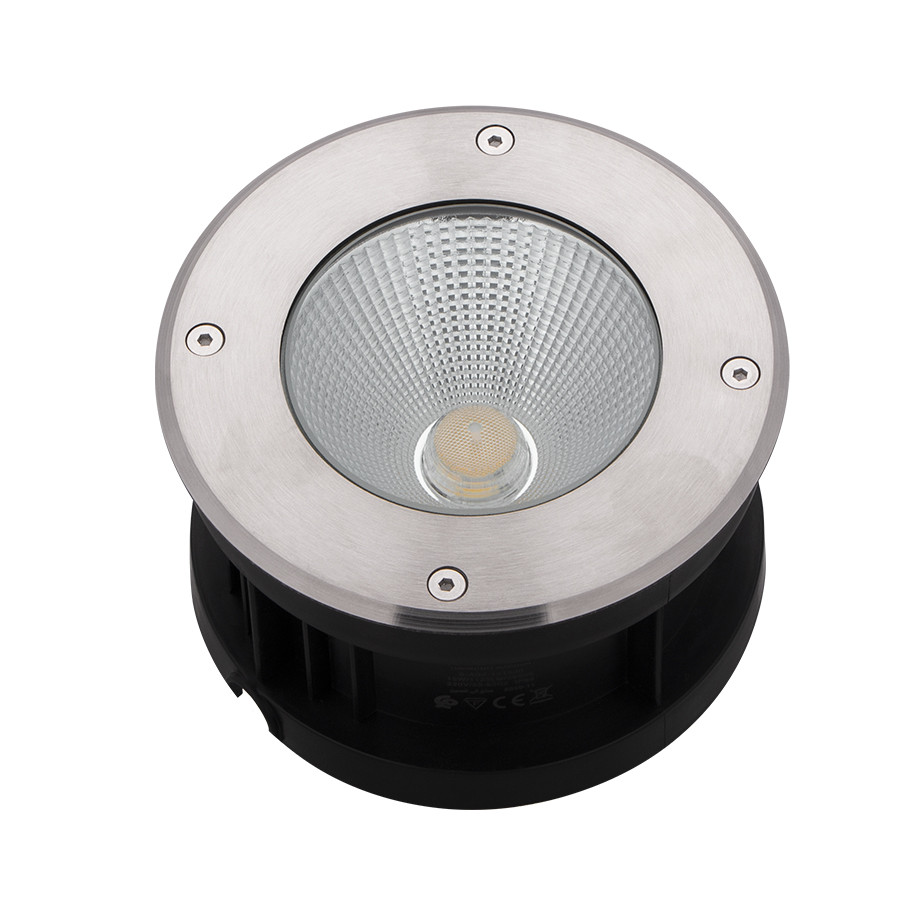 SPOT AU SOL LED A ENCASTRER ROND FIXE IP65 COB 220V