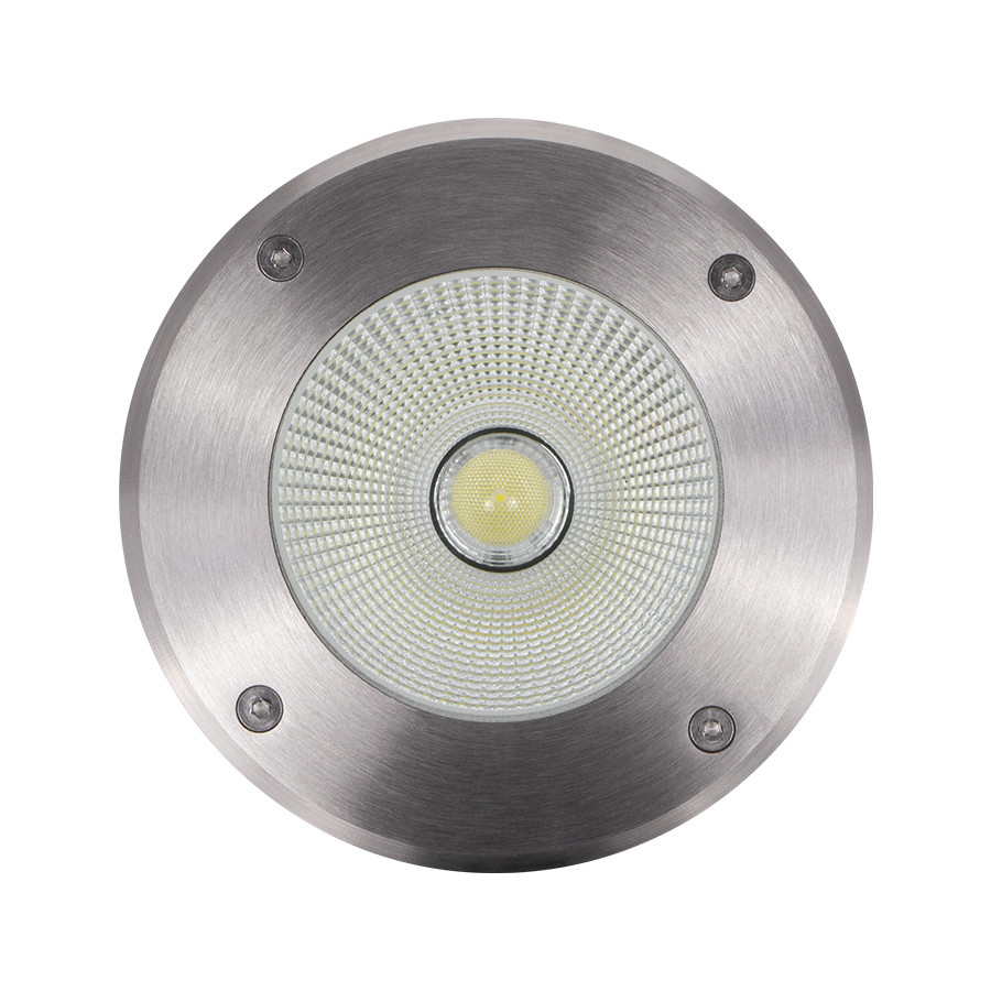 SPOT AU SOL LED A ENCASTRER ROND FIXE IP65 COB 220V