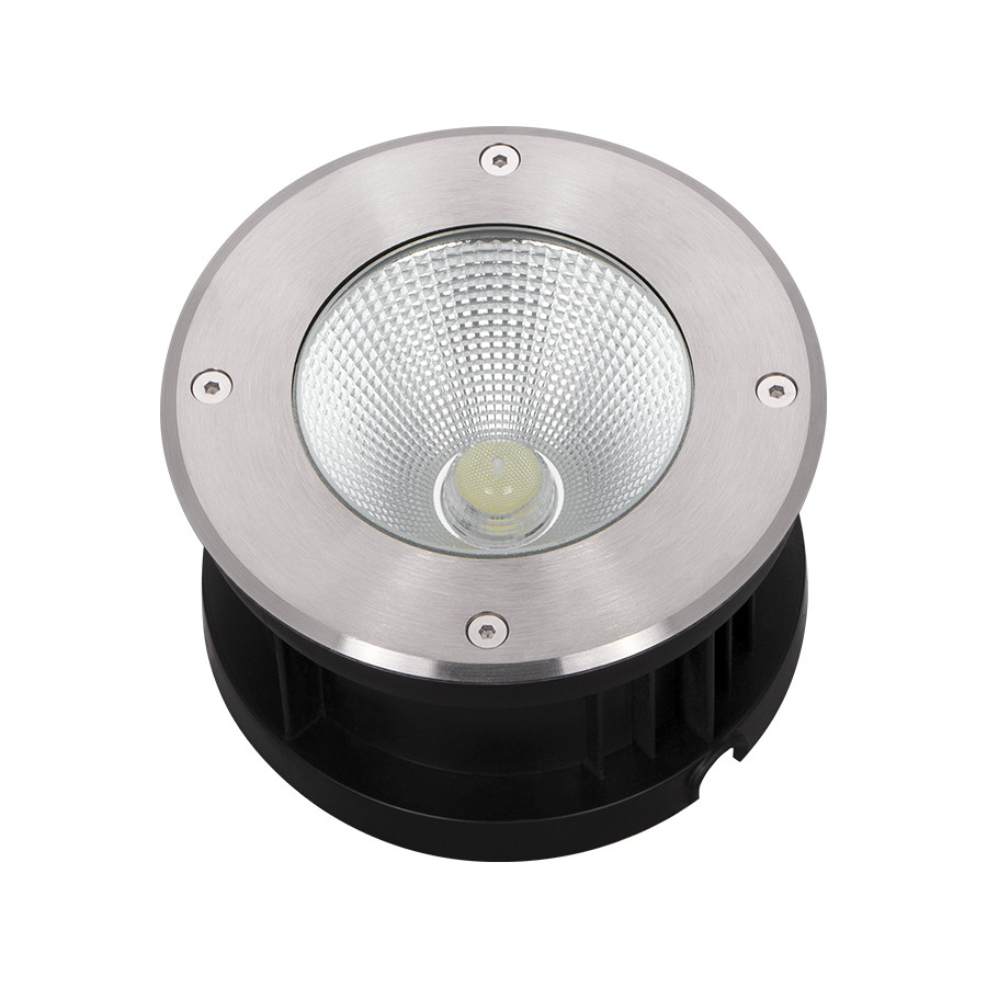 SPOT AU SOL LED A ENCASTRER ROND FIXE IP65 COB 220V