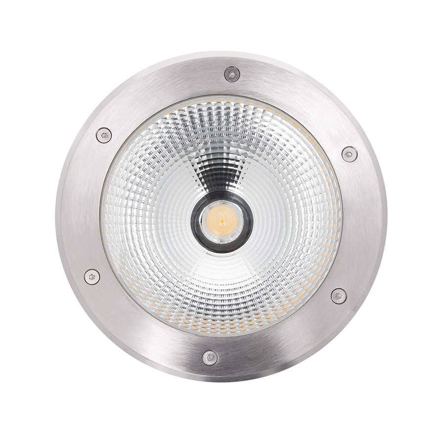 SPOT AU SOL LED ROND FIXE IP65 COB 30W 3000K