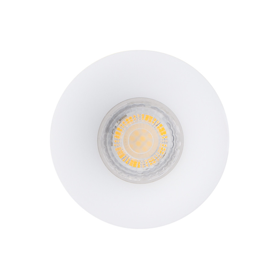 SPOT GU10 ROND FIXE RETRAIT BLANC