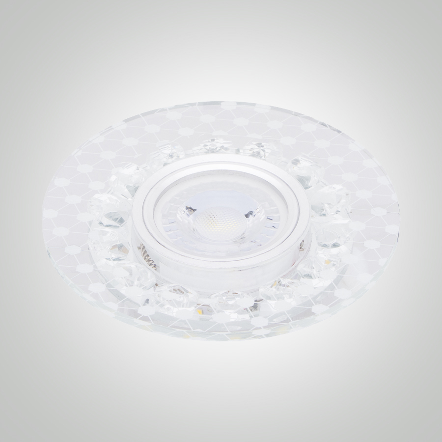 SPOT MR16 A ENCASTRER ROND 3D GLASS +