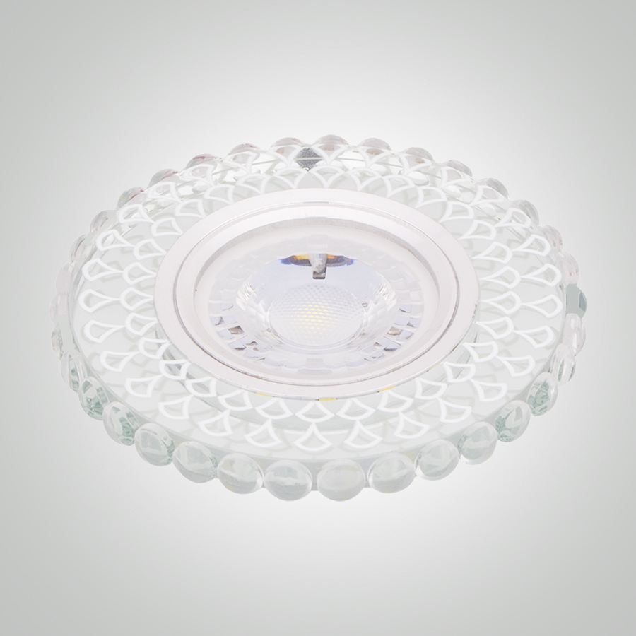 SPOT MR16 A ENCASTRER ROND 3D GLASS +