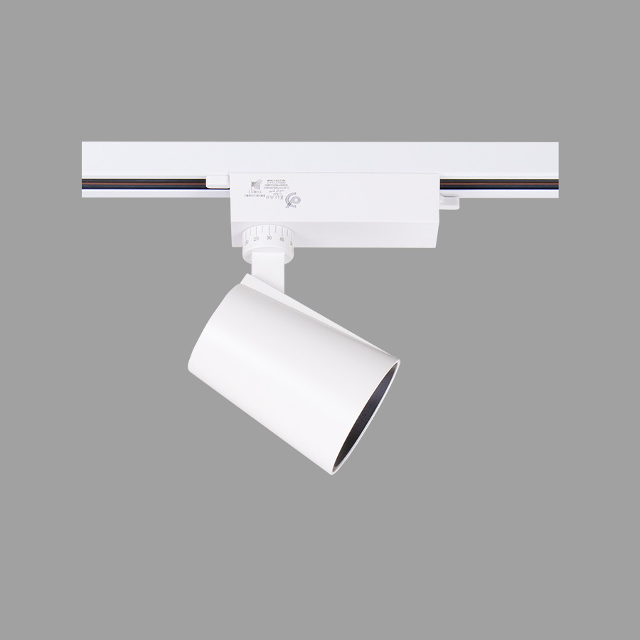 SPOT SUR RAIL LED ORIENTABLE blanc 18W 4000K