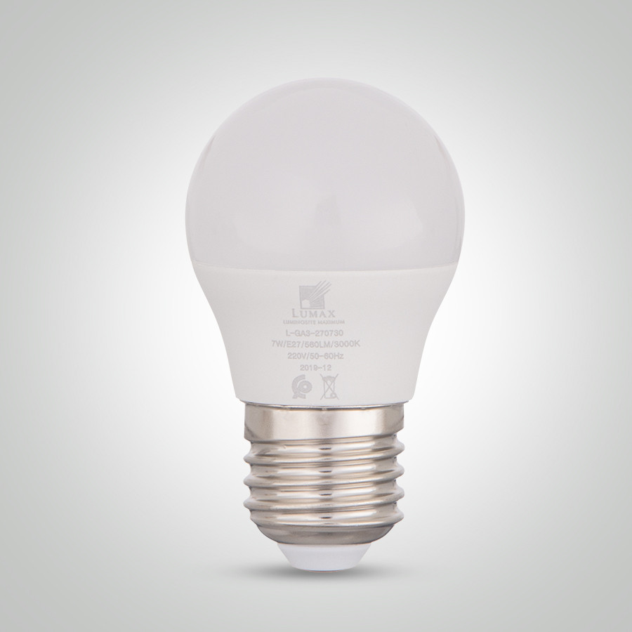 LAMPE LED SMD OPAQUE G45 E27 7W 220V