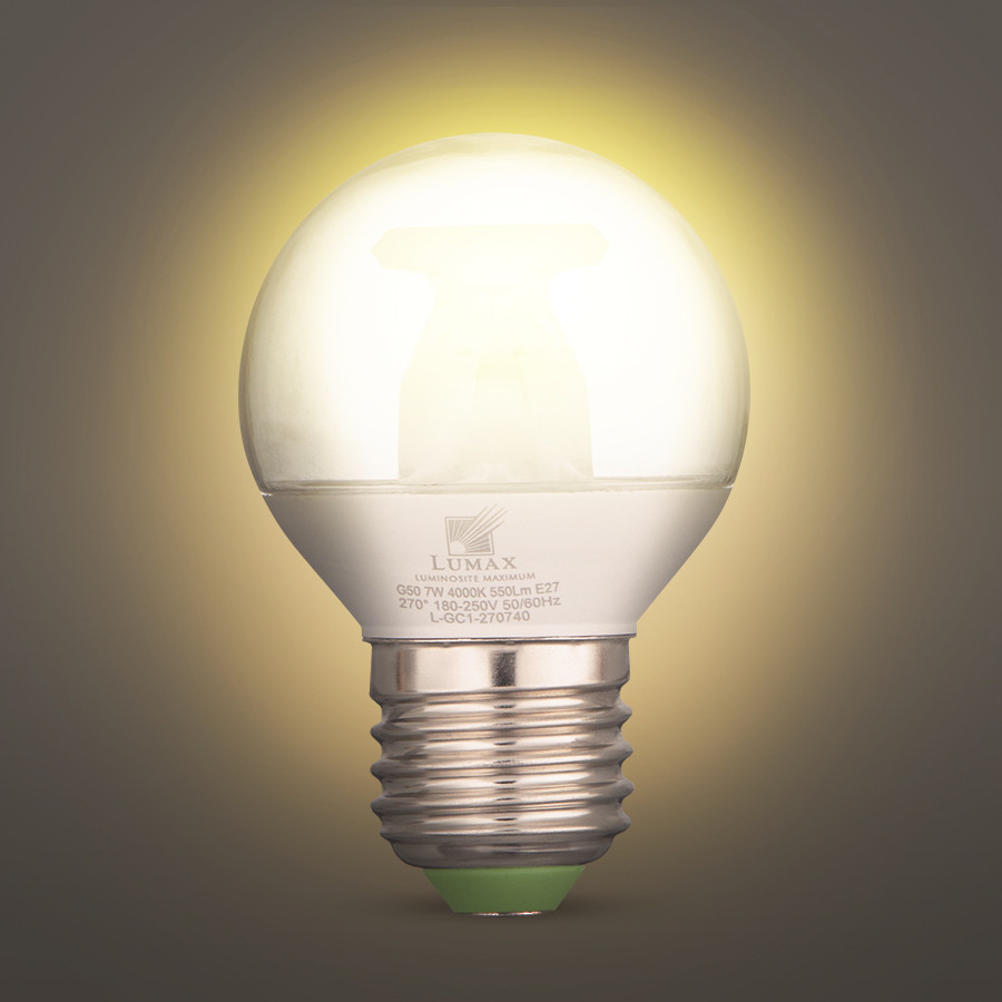 LAMPE LED G50 E27 LED SMD CLAIRE DIMABLE 220V