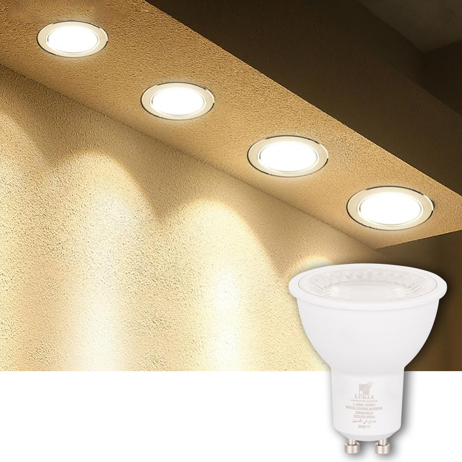 LAMPE GU10 220V 8W 38° 3000K
