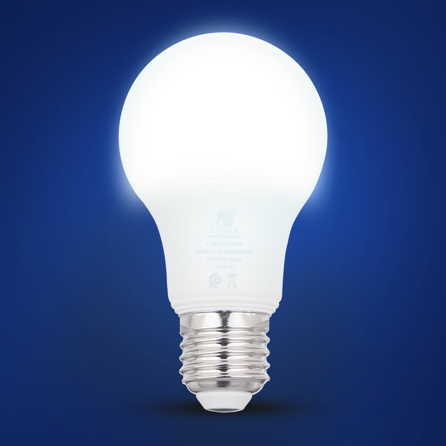 LAMPE LED SMD OPAQUE A60 E27 9W 6500K