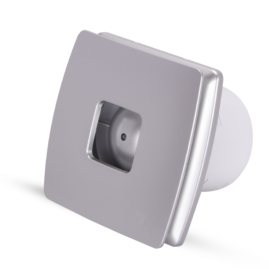 EXTRACTEUR D'AIR CARRE BLANC 4" 95m³/h