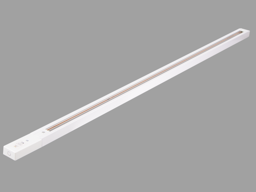 RAIL APPARENT 2FIL POUR SPOT 220V 1,5 METRE