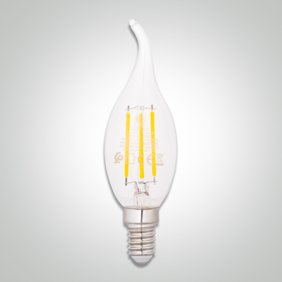 LAMPE LED FILAMENT BOUGIE CLAIRE C35 E14 220V