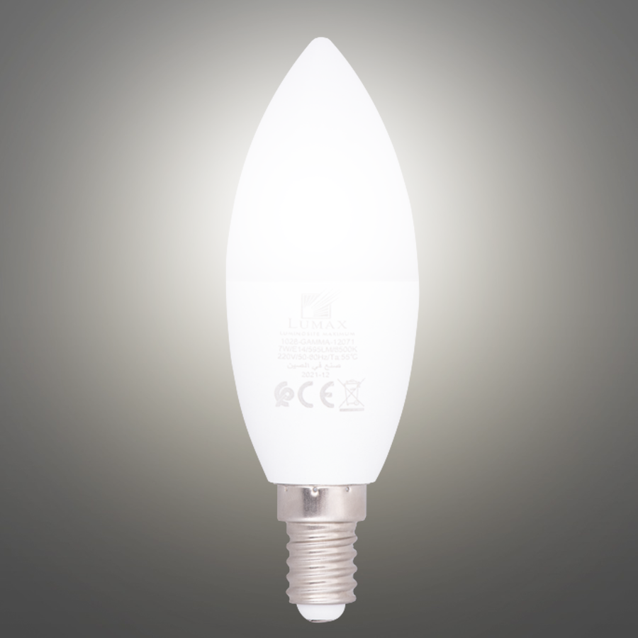 LAMPE LED SMD OPAQUE C37 E14 220V