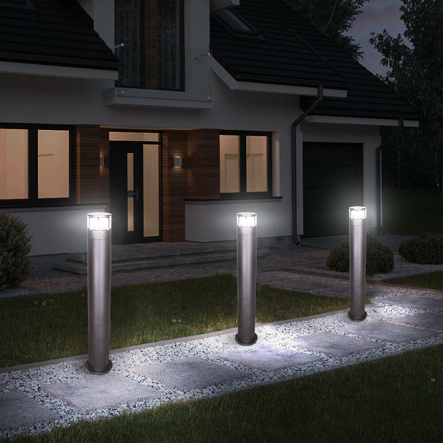 BORNE JARDIN LED IP54 220V 80CM 7W 4000K