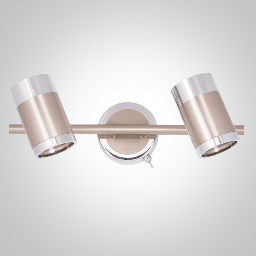 APPLIQUE MURALE METAL 2XGU10 220V