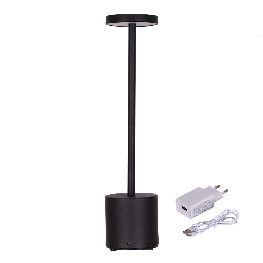 LAMPE DE CHEVET LED D80*H353AVEC CHARGEUR