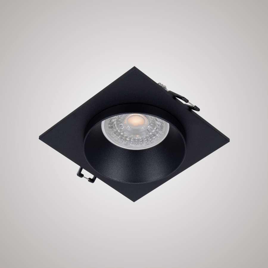 CADRE POUR SPOT MR16 FIXE A ENCASTRER CARRE ALUMINIUM