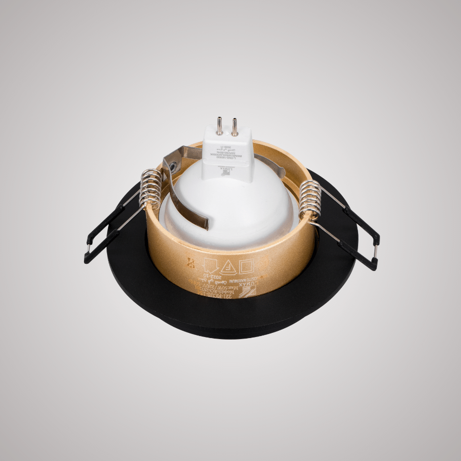 CADRE POUR SPOT MR16 FIXE A ENCASTRER ROND ALUMINIUM