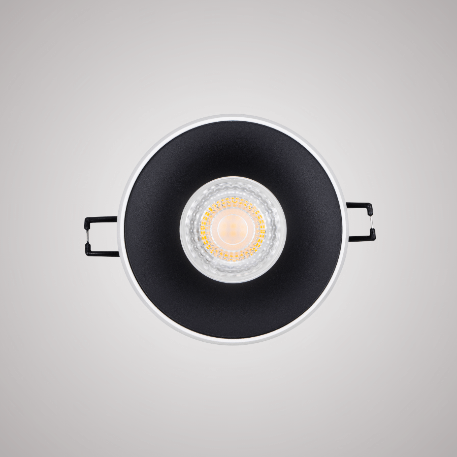 CADRE POUR SPOT MR16 A ENCASTRER ROND ALUMINIUM TROY