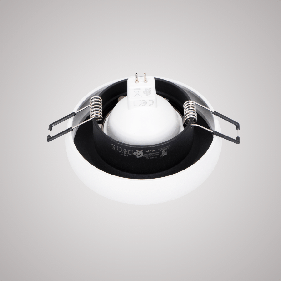 CADRE POUR SPOT MR16 A ENCASTRER ROND ALUMINIUM TROY
