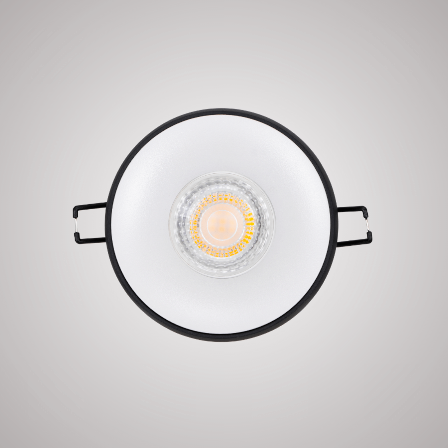 CADRE POUR SPOT MR16 A ENCASTRER ROND ALUMINIUM TROY