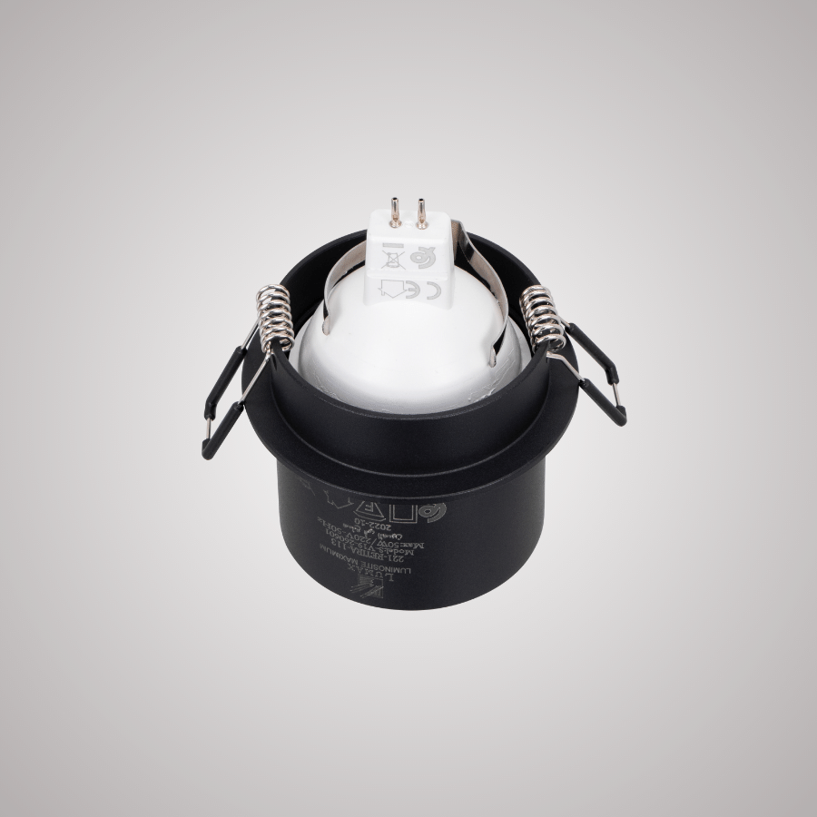CADRE POUR SPOT MR16 FIXE A ENCASTRER ROND ALUMNIUM