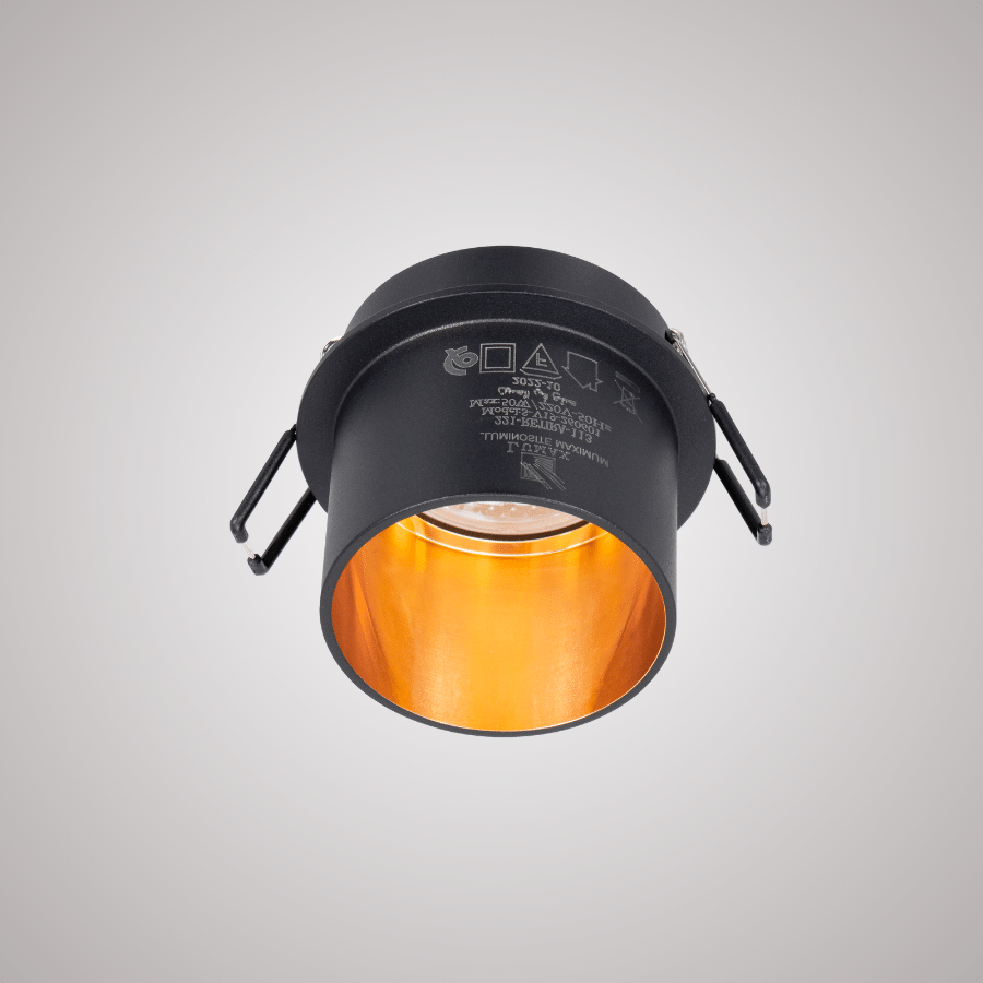 CADRE POUR SPOT MR16 FIXE A ENCASTRER ROND ALUMNIUM