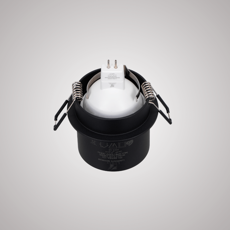 CADRE POUR SPOT MR16 FIXE A ENCASTRER ROND ALUMNIUM