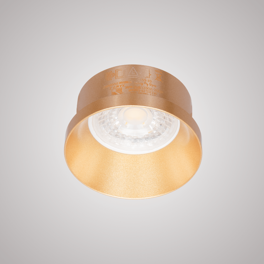 CADRE POUR SPOT MR16 FIXE A ENCASTRER ROND ALUMNIUM