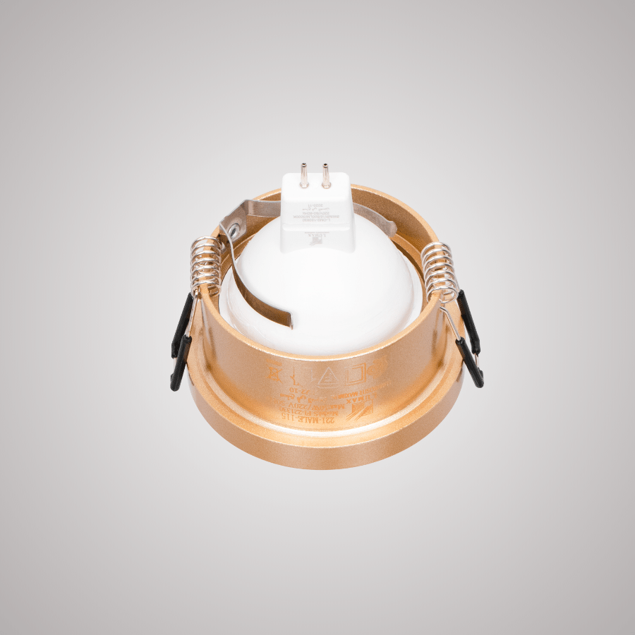 CADRE POUR SPOT MR16 FIXE A ENCASTRER ROND ALUMNIUM