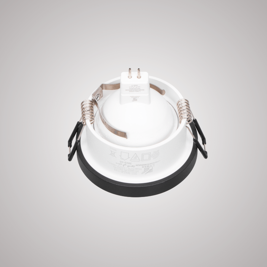 CADRE POUR SPOT MR16 FIXE A ENCASTRER ROND ALUMNIUM