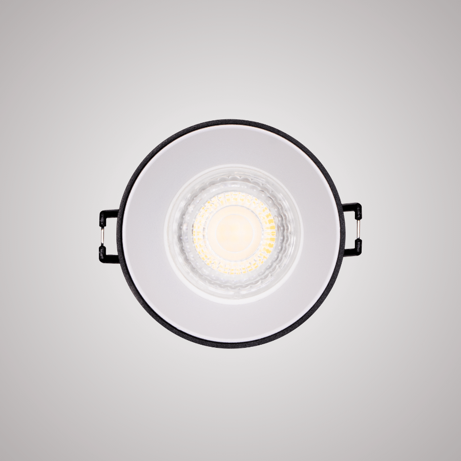 CADRE POUR SPOT MR16 FIXE A ENCASTRER ROND ALUMNIUM