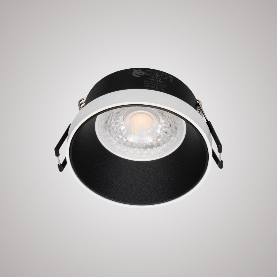 CADRE POUR SPOT MR16 FIXE A ENCASTRER ROND ALUMNIUM